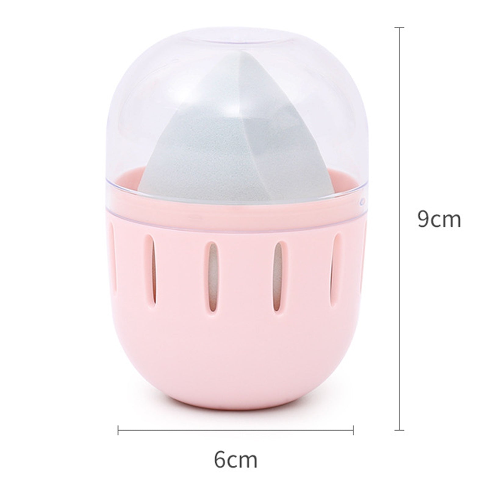 HZ007-1P Makeup Egg ABS Storage Box Portable Breathable Sponge Makeup Egg Box with Clear Lid HZ007-1P Makeup Egg ABS Storage Box Portable Breathable Sponge Makeup Egg Box with Clear Lid